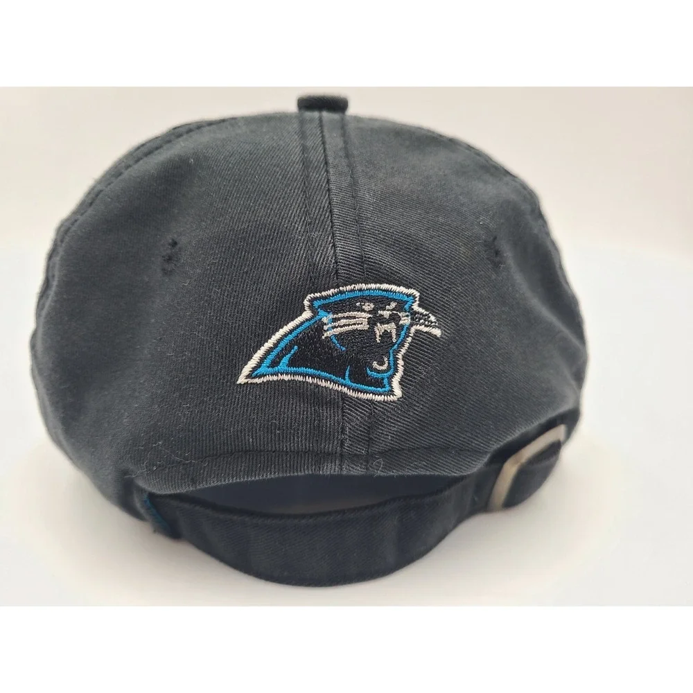 Youth Carolina Panthers Reebok Strapback Adjustable Hat Cap NFL‎ Football Black